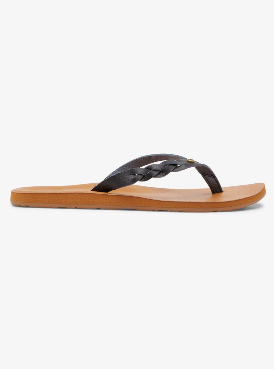 ROXY Women's Liza Flip Flop Black - ARJL200801-BLK