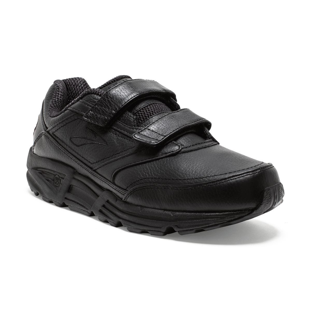 Brooks Women's Addiction Walker V-Strap Shoes Black Leather - 120033-001