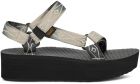 Teva Women's Flatform Universal Sunscape Sandal Waterless Black/Cream - 1166812-WKC