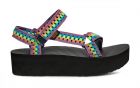 Teva Women's Flatform Universal Crochet Sandal Neon Spring - 1173911-NNS