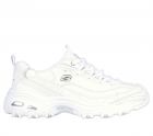 Skechers Women's D'Lites - Fresh Start Sneaker White/Silver - 11931-WSL