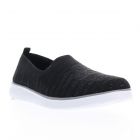 Propet Women's TravelFit Slip-On Shoe Black/Charcoal - WAT044MBCL