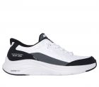 Skechers Women's Hands Free Slip-ins Contour Foam Cozy Fit Running Shoe White/Black - 150404-WBK