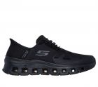 SKECHERS WORK Men's Slip-Ins Glide-Step Pro Soft Toe EH Slip Resistant Work Shoe Black - 200337-BLK