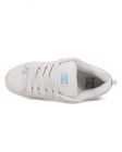 DC Women's Court Graffik Sd Sneaker, Off White/Blue, 8