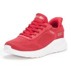 Skechers BOBS Women's,Hands Free Slip-INS BOBS Squad Chaos-Current Muse,RED,9.5 W US