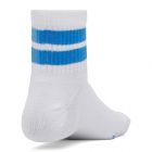 Under Armour Unisex Youth Essential Quarter Socks 6 Pack, (107) White/White/Boundless Blue, Medium