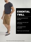 Silver Jeans Co. Men's Khaki Cargo Shorts, Desert