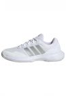 Adidas Women's Gamecourt 2 Tennis Court Shoe Cloud White/Silver Metallic/Silver Metallic - KI0789