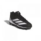 Adidas Unisex-Kid's Adizero Impact.2 Molded American Football, Black/White/Black, 4.5