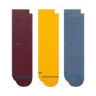Stance Unisex Icon 3-Pack Wine Medium