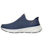 Skechers Men's Edgeride Commissioner Hands Free Slip-in Sneaker, Navy/Orange, 14 X-Wide