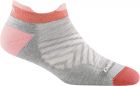 Darn Tough Women's Run No Show Tab Ultra-Lightweight Running Sock Ash - 1047-ASH