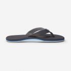 Hari Mari Men's Dunes Memory Foam Arch Support Flip Flops Charcoal - 1061-213