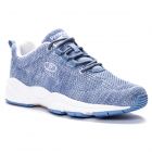 Propet Women's Stability Fly Athletic Shoe Denim/White Mesh - WAA072MDMW