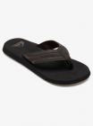 Quiksilver Men's Monkey Wrench Flip Flop Sandals Brown/Black/Brown - AQYL100048-XCKC
