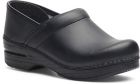 Dansko Women's Professional Wide Clog Black Box Leather - 099020202