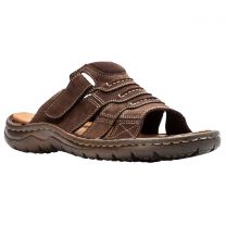 Propet Men's Jace Slide Sandal Coffee - MSO001LCF