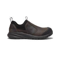 KEEN Utility Men's Vista Energy+ Shift Carbon-Fiber Toe ESD Slip On Work Shoe Coffee Bean/Black  - 1026704