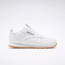Reebok Unisex Kids' Classic Leather Sneaker White/Gum/Int - 100000166