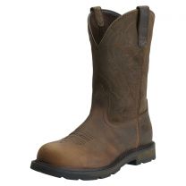 ARIAT WORK Men's 10" Groundbreaker Steel Toe Work Boot Brown - 10014241