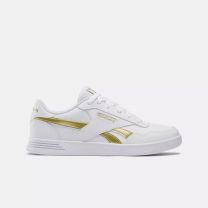 Reebok Women's Court Advance Sneaker White/White/Gold - 100202590