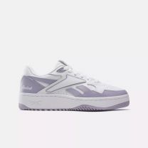 Reebok Women's ATR Chill Retrol Basketball-Inspired Shoes White/Dusk Purple - 100208272