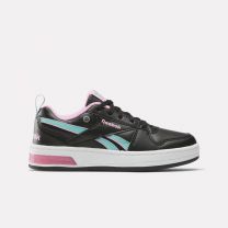 Reebok Girls' Royal Prime Step N' Flash Sneaker Black/Astro Rose/AI Aqua - 100209358