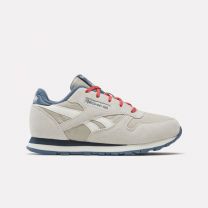 Reebok Little Boys' Classic Leather Shoes Sport Beige/Shadow/Energy Red - 100209630