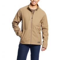 Ariat Men's Rebar Stretch Canvas Softshell Jacket Field Khaki - 10023903