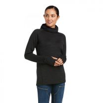 Ariat Women's Rebar Gridwork Balaclava Baselayer Black - 10037676