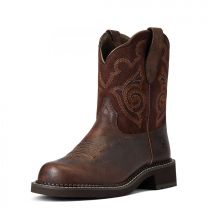 Ariat Women's 8" Fatbaby Heritage Tess Western Boot Forest Brown - 10040264