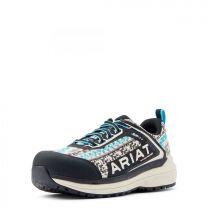 ARIAT WORK Women's Outpace Composite Toe Work Shoe Turquoise Aztec -10044350
