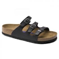 BIRKENSTOCK Florida Soft Footbed Black Oiled Leather (regular width) - 1011445