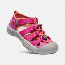 KEEN Unisex Big Kids' Newport H2 Sandal Very Berry/Fusion Coral - 1014267