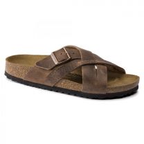 BIRKENSTOCK Unisex Lugano Camberra Old Tobacco Oiled Leather (regular width) - 1015498