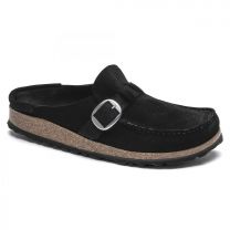 BIRKENSTOCK Women's Buckley Clog Black Suede (regular width) - 1017825
