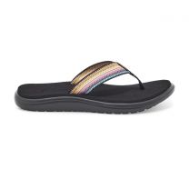 Teva Women's Voya Flip Sandal Antiguous Black Multi - 1019040-ABML