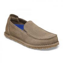 BIRKENSTOCK Women's Utti Slip-on Taupe Suede (narrow width) - 1027517