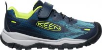 KEEN Unisex Little Kid's Wanduro Speed Low Hiking Shoe Legion Blue/Evening Primrose - 1028764