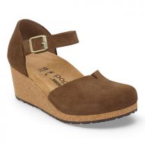 Papillio by BIRKENSTOCK Women's Mary Sandal Dark Tea Suede (narrow width) - 1030428