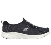 Skechers Women's D'Lux Comfort - Sunny Oasis Sneaker Black/White - 104342-BKW