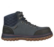 SKECHERS WORK Women's McColl Composite Toe Waterproof Work Boot Navy/Black - 108004-NVBK