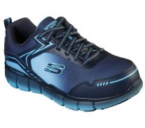 SKECHERS WORK Women's Telfin -Arterios Work Shoe Navy/Blue - 108009-NVBL