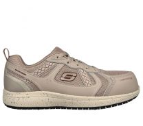 SKECHERS WORK Women's Summits SR - Jaily Composite Toe Slip Resistant Work Shoe Taupe - 108077-TPE