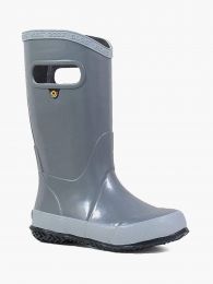 BOGS Kids' Rainboot Slip On Solid Grey  - 72377-020