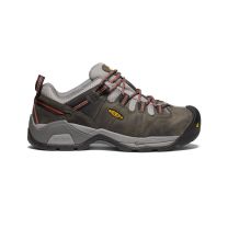 KEEN Utility Men's Detroit XT Low Steel Toe internal Metatarsal Guard Work Shoe Steel Grey/Bossa Nova - 1021315