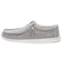 HEY DUDE Shoes Men's Wally Linen Natural Grey - 40015-030