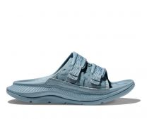 HOKA Unisex Ora Luxe Slide Stone Blue/Bluesteel - 1134150-SBBS