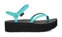Teva Women's Flatform Sandal Slim Bright Teal/Black - 1164630-BRGH